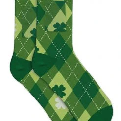 Tipsy Elves Women's Argyle Socks With Pocket