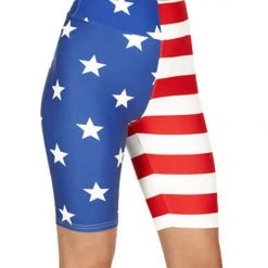 Tipsy Elves Women's American Flag Bike Shorts 12 Tipsy Elves Women's American Flag Bike Shorts