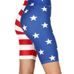 Tipsy Elves Women's American Flag Bike Shorts 15 Tipsy Elves Women's American Flag Bike Shorts