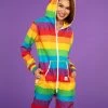 Tipsy Elves Rainbow Jumpsuit - Women's Cut 1 Tipsy Elves Rainbow Jumpsuit - Women's Cut