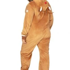 Tipsy Elves Women's Rudolph Plus Size Jumpsuit
