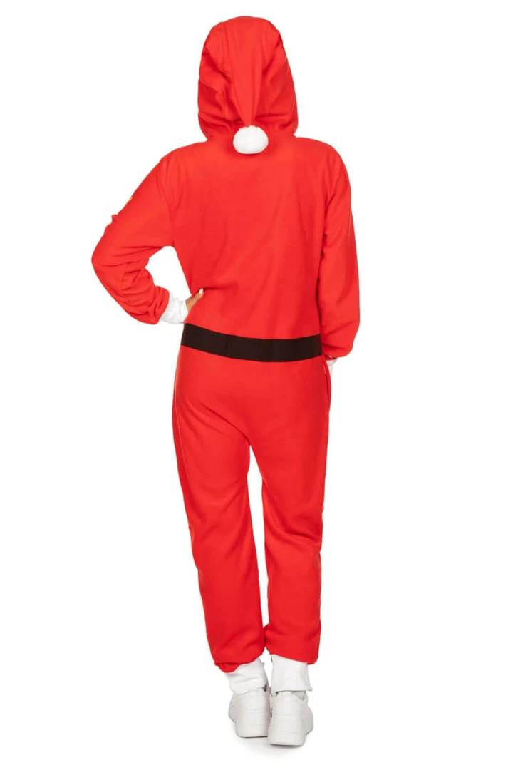 Tipsy Elves Women's Santa Jumpsuit With Fur 4 Tipsy Elves Women's Santa Jumpsuit With Fur