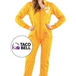 Tipsy Elves Women's Taco Bell Mighty Mild Sauce Jumpsuit