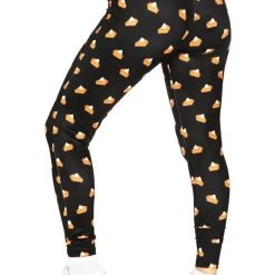 Tipsy Elves Thanksgiving Pie High Waisted Leggings Women
