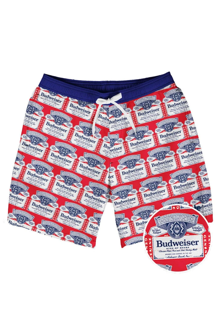 Tipsy Elves Americold One Budweiser Swim Trunks Patriotic 3 Tipsy Elves Americold One Budweiser Swim Trunks Patriotic