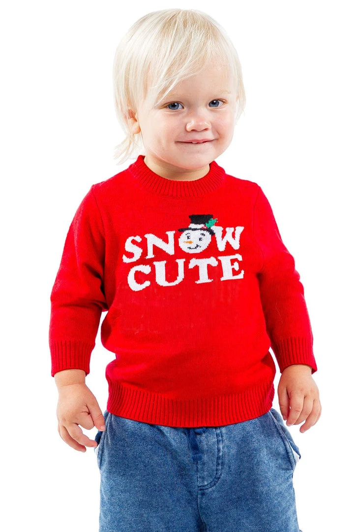 Tipsy Elves Baby / Toddler Snow Cute Sweater Kids & Baby 3 Tipsy Elves Baby / Toddler Snow Cute Sweater Kids & Baby