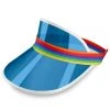 Tipsy Elves Blue Rainbow Sun Visor Hat Pride & LGBTQ+
