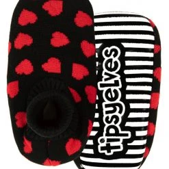 Tipsy Elves Hearts On Fire Slipper Socks