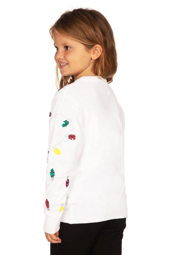 Tipsy Elves Boy's / Girl's Sequin Lights Ugly Christmas Sweater 6 Tipsy Elves Boy's / Girl's Sequin Lights Ugly Christmas Sweater