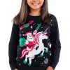 Tipsy Elves Kids & Baby Boy's / Girl's Santa Unicorn Sweater 1 Tipsy Elves Kids & Baby Boy's / Girl's Santa Unicorn Sweater