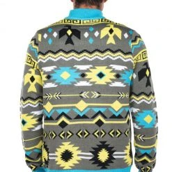 Tipsy Elves Men's Santa Fe Zip Sweater Ski & Snow