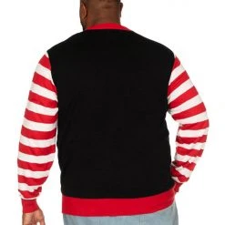 Tipsy Elves Men's Get Lit Light Up Big And Tall Ugly Christmas Sweater