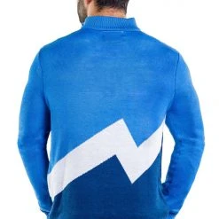 Tipsy Elves Men's Sunrise Shred Zip Sweater