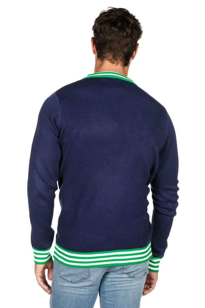 Tipsy Elves Men's Balls To The Walls Ugly Christmas Sweater 4 Tipsy Elves Men's Balls To The Walls Ugly Christmas Sweater