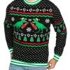 Tipsy Elves Men's Dino Mate Ugly Christmas Sweater 1 Tipsy Elves Men's Dino Mate Ugly Christmas Sweater