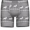 Tipsy Elves Men's Grey Moose Boxer Briefs 1 Tipsy Elves Men's Grey Moose Boxer Briefs
