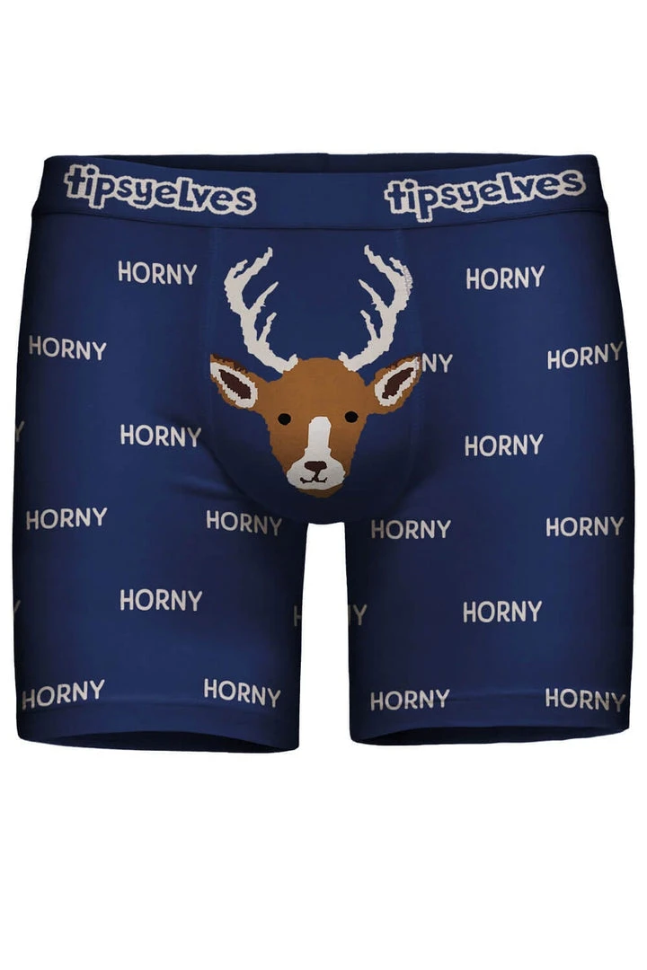 Tipsy Elves Men's Horny Boxer Briefs 3 Tipsy Elves Men's Horny Boxer Briefs