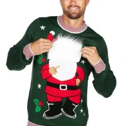 Tipsy Elves Men's It's Flipping Christmas Ugly Christmas Sweater