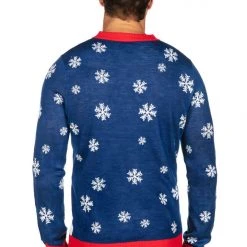 Tipsy Elves Men's Melting Snowman Ugly Christmas Sweater