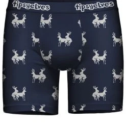 Tipsy Elves Men's Navy Nookie Boxer Briefs