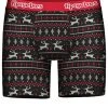 Tipsy Elves Men's Black And Red Fair Isle Boxer Briefs 2 Tipsy Elves Men's Black And Red Fair Isle Boxer Briefs