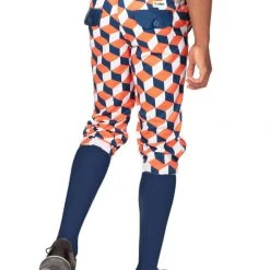 Tipsy Elves Men's Cube Caddy Golf Knickers With Navy Golf Socks 5 Tipsy Elves Men's Cube Caddy Golf Knickers With Navy Golf Socks