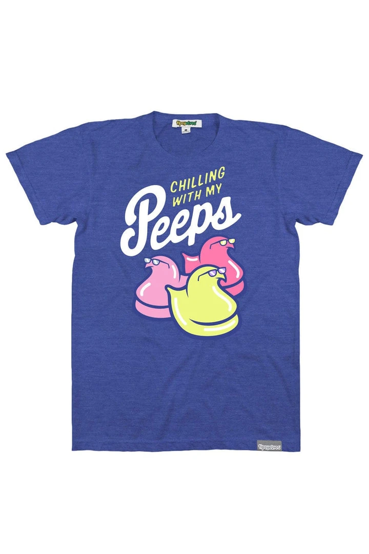 Tipsy Elves Men's Chillin' With My Peeps Tee 3 Tipsy Elves Men's Chillin' With My Peeps Tee