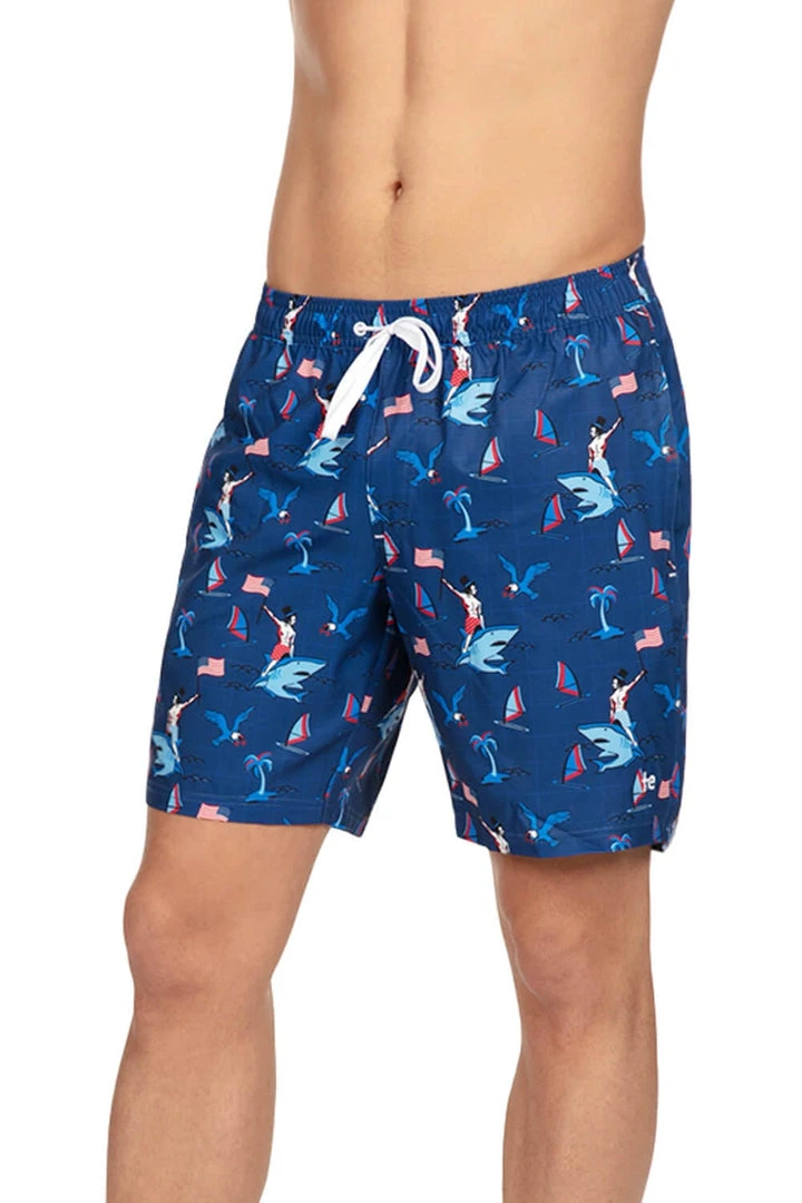 Tipsy Elves Fin Riding Founder Stretch Swim Trunks 5 Tipsy Elves Fin Riding Founder Stretch Swim Trunks