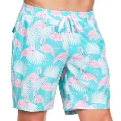 Tipsy Elves Flamingo Stretch Swim Trunks 12 Tipsy Elves Flamingo Stretch Swim Trunks