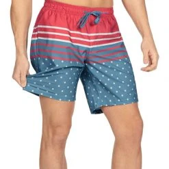 Tipsy Elves Freedom's Calling Stretch Swim Trunks