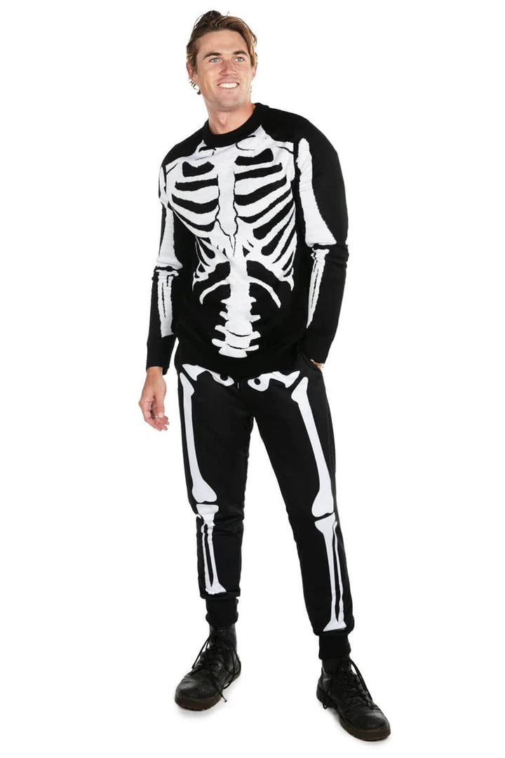 Tipsy Elves Men's Skeleton Sweater 5 Tipsy Elves Men's Skeleton Sweater