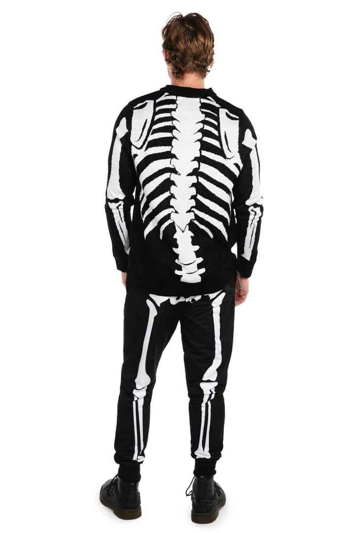 Tipsy Elves Men's Skeleton Sweater 6 Tipsy Elves Men's Skeleton Sweater