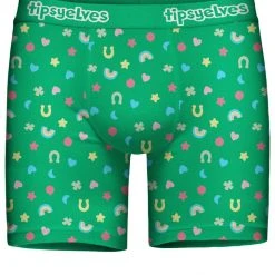 Tipsy Elves Men's Lucky Charmer Boxer Briefs