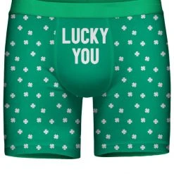 Tipsy Elves Men's Lucky You Boxer Briefs