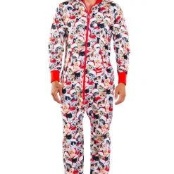 Tipsy Elves Men's Meowy Catmus Jumpsuit