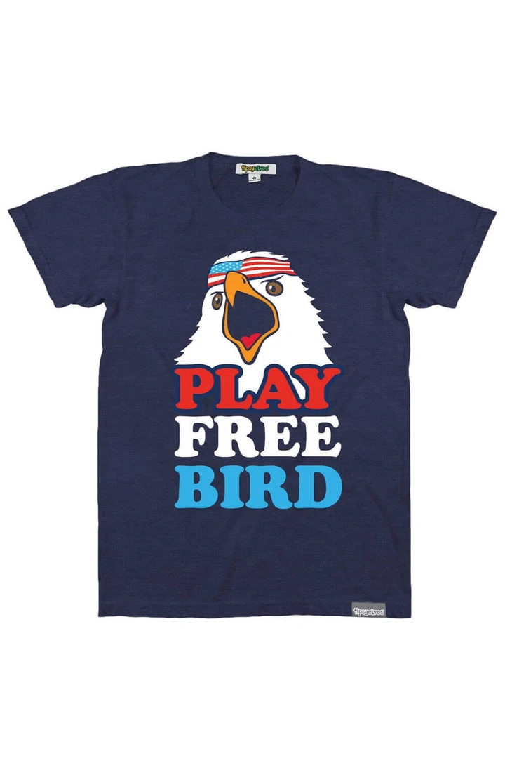 Tipsy Elves Women's Play Free Bird Oversized Boyfriend Tee 5 Tipsy Elves Women's Play Free Bird Oversized Boyfriend Tee