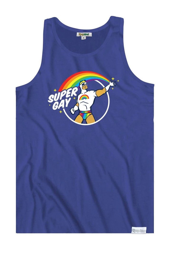 Tipsy Elves Super Gay Tank Top - Men's Cut 3 Tipsy Elves Super Gay Tank Top - Men's Cut
