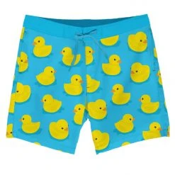 Tipsy Elves Men's Rubber Ducky Board Shorts