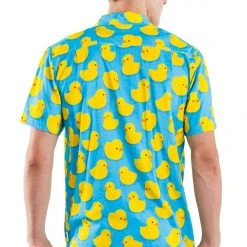 Tipsy Elves Men's Rubber Ducky Hawaiian Shirt