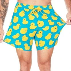 Tipsy Elves Rubber Ducky Stretch Swim Trunks 10 Tipsy Elves Rubber Ducky Stretch Swim Trunks