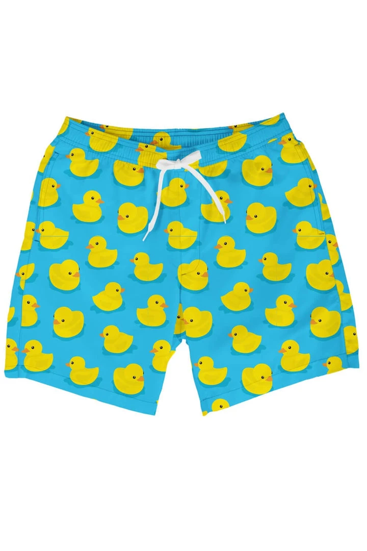 Tipsy Elves Rubber Ducky Stretch Swim Trunks 8 Tipsy Elves Rubber Ducky Stretch Swim Trunks