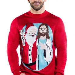 Tipsy Elves Men's Jingle Bros Ugly Christmas Sweater