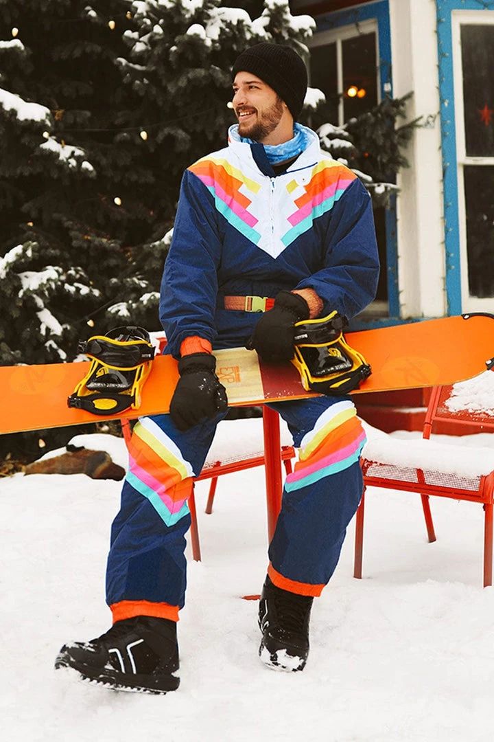 Tipsy Elves Men's Santa Fe Shredder Ski Suit Holidays & Occasions 5 Tipsy Elves Men's Santa Fe Shredder Ski Suit Holidays & Occasions