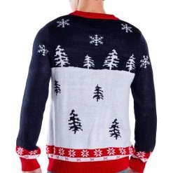Tipsy Elves Men's Yellow Snow Ugly Christmas Sweater