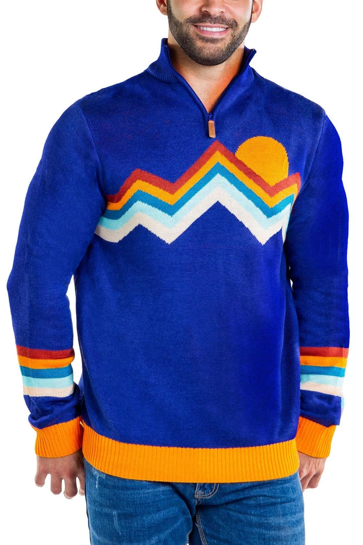 Tipsy Elves Men's Sunset Slopes Sweater 3 Tipsy Elves Men's Sunset Slopes Sweater