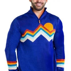 Tipsy Elves Men's Sunset Slopes Sweater 6 Tipsy Elves Men's Sunset Slopes Sweater