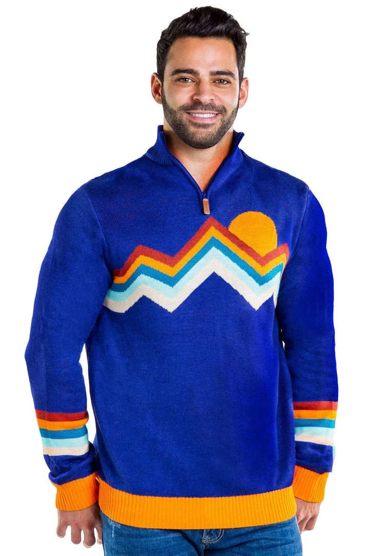 Tipsy Elves Men's Sunset Slopes Sweater 4 Tipsy Elves Men's Sunset Slopes Sweater