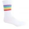 Tipsy Elves White Rainbow Socks - Men's Cut 1 Tipsy Elves White Rainbow Socks - Men's Cut