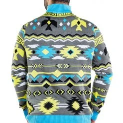 Tipsy Elves Men's Santa Fe Zip Sweater Ski & Snow