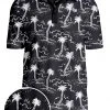 Tipsy Elves Men's Monochrome Moonlight Golf Polo 1 Tipsy Elves Men's Monochrome Moonlight Golf Polo